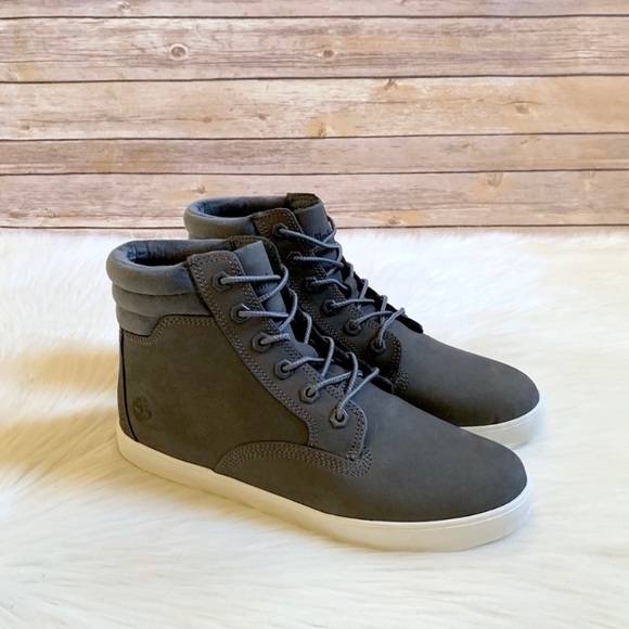 Timberland Medium Grey Dausette Sneaker Boots - Picture 2 of 7